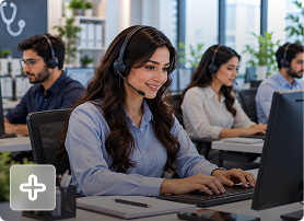 Virtual medical assistant supporting a healthcare team