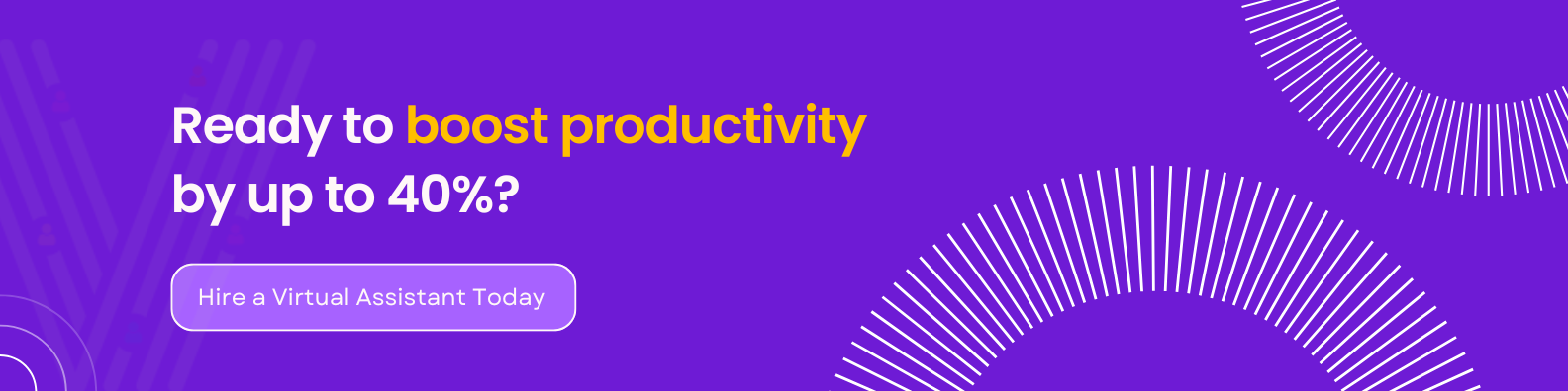 Boost productivity by 40% through VAs