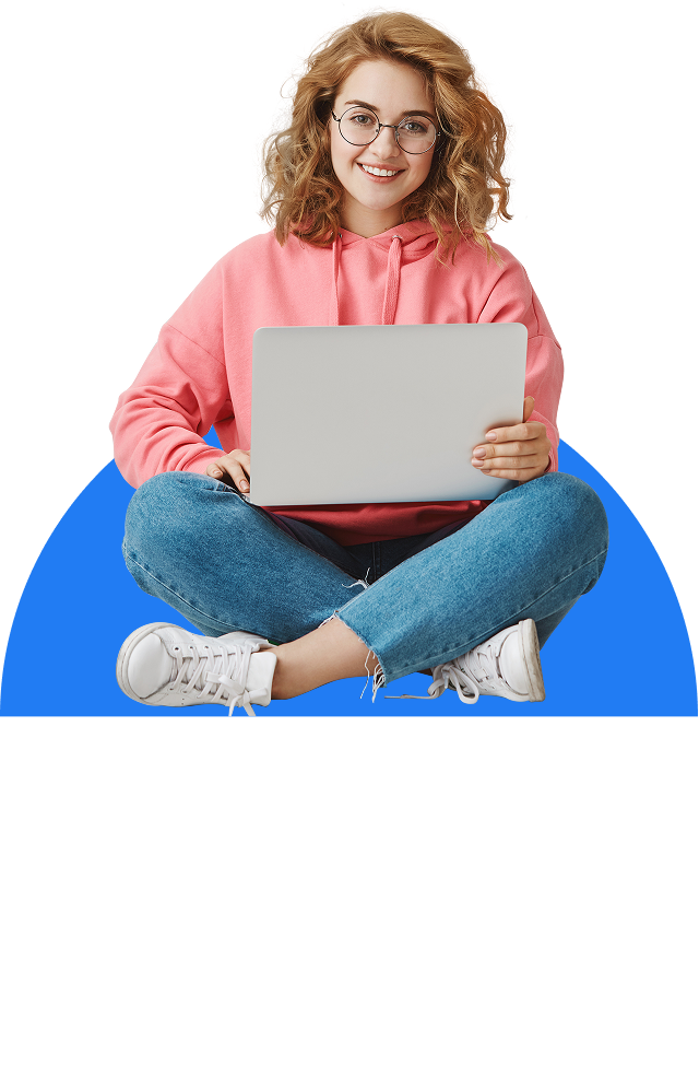 Virtual assistant hero section